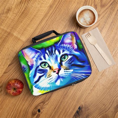 cat themed lunch bags